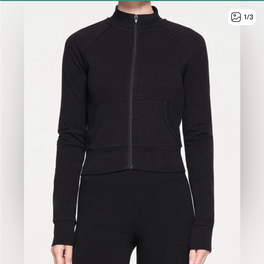 skims - outdoor basics jacket (washed onyx)